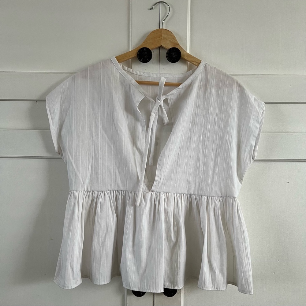 Cotton white top